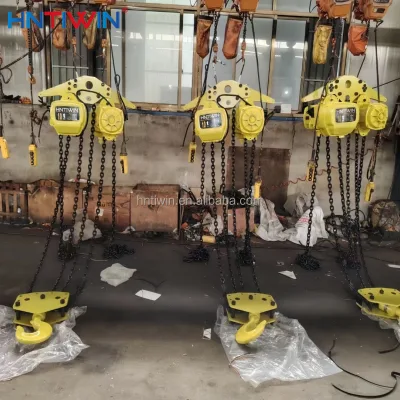 HNTIWIN CE Approved High Quality Mobile 4 Directions Electric Traveling Chain Hoist with Motorized Trolley 2 3 5 7.5 10 Tons