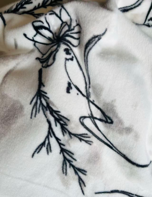 Bedding Fabric for Winter Bedding Blanket Bed Sheet Duvet Pillow Case Cushions Case