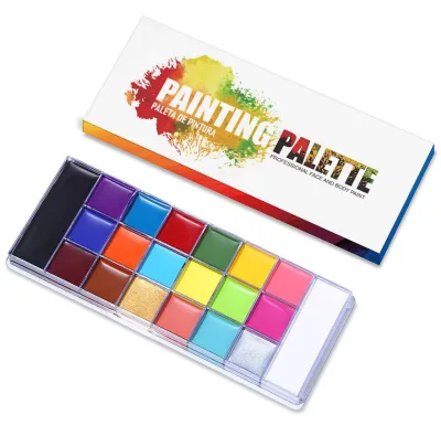 20 Colors Oil Based Face Paint Body Painting Supplies Neon Colors Makeup Palettes Maquillaje Por Mayor