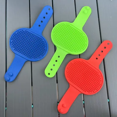 Rubber Eco-Friendly Pet Grooming Bath Brush for Small Animals Cat & Dog Massage