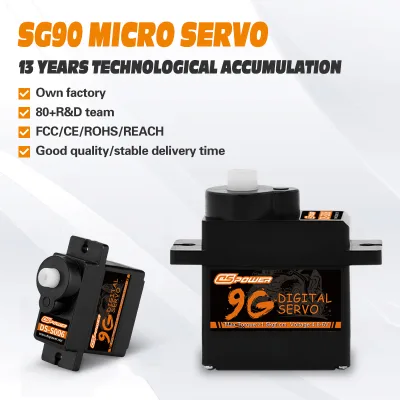 SG90 High-Precision Servo Anti-Burn, Anti-Jitter Servo RC Airplanes & Toy Cars 9G Digital Servo