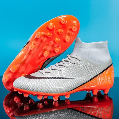 US Size Football Shoes Rubber Insole Soccer Boots Autumn Soccer Shoes Winter Football Boots Customized Material Shoes