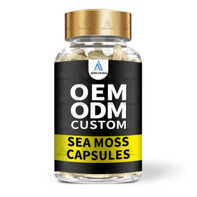 Amazing OEM Customization Irish Sea Moss Pills Wholesale Sea Moss Tablets Shilajit Lions Mane Sea Moss Capsules