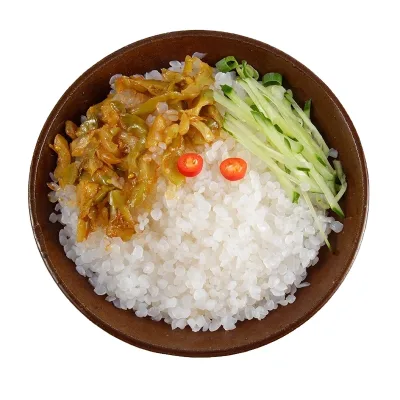 Factory Direct Sale Wholesale Konnyaku Konjac Rice Low Glycemic Keto Ready Eat Functional Food New Trends Smellless Instant Rice