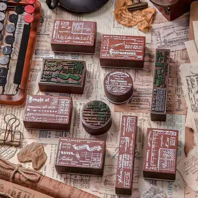 Wooden Seal Collection Stamp