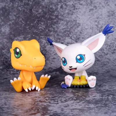 11cm PVC Digital Monster Agumon Tailmon Anime Figure for Collection Decoration Model Toys