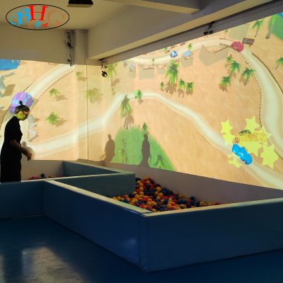 . New amusement park products interactive painting immersive sensor projection games interactive floor