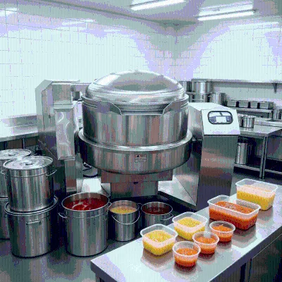 Low Noise Heavy Duty Food Heating Mixing Equipment for Restaurant Central Kitchen Seasoning Cooking Electric Oil Cooking Mixer