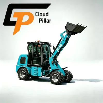 Complete Hydraulic System 35° Steering Angle 4wd Telehandler Telescopic Front Mini 4x4 Compact Wheel Loader Attachment Tractor