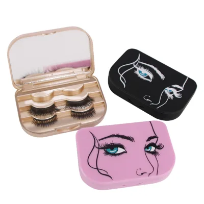 2018 Custom Boxed Korean Handmade CC Curl 3D Multi-Layered 0.07mm Reusable Mink Eyelashes Premium Private Label