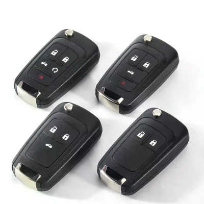 Car Key Shell Replacement Key case Cover with Blank Blade FOB Flip Cover for Chevrolet Sail Cavalier New Epica 2B 3B 4B 5 Button