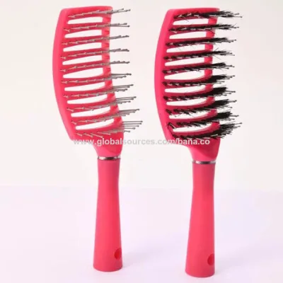 Manufacturer Direct Supply Big Curved Comb Bristle Massage Comb Hair Multi-function Styling detange hair brush wet hair brush