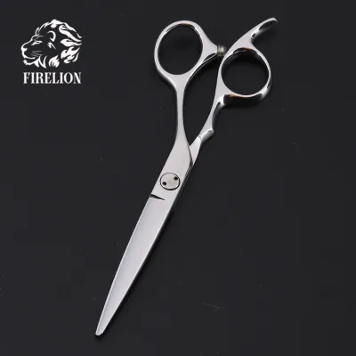 FIRELION High Quality 5.5/6.0 Inch Professional Barber Shears Hairdressing Scissors VG10 Steel Hair Scissors