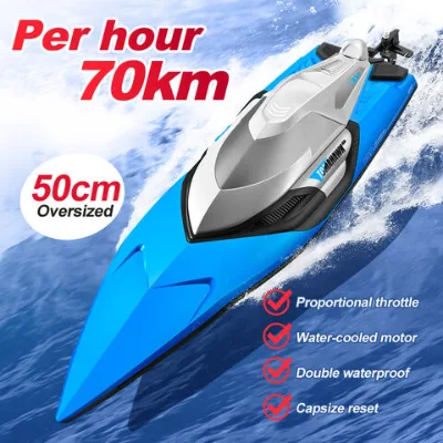Hot Sale S2 2.4G RC Boat Remote Control Jet Pump Boats with Speed 70km/h RC Toys