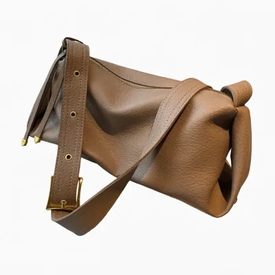 Luxury Lady Crossbody Bag Women's 2025 New Trendy Fashion Retro Dumpling Bag Niche Texture Shoulder Underarm Bag Single Zipper