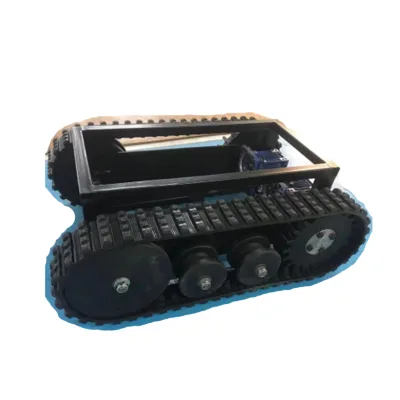 Hydraulic Rubber Track Chassis 200kg Load Capacity China Manufacturer's Damping Controller Machinery Repair Shops Engine