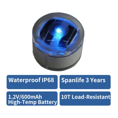 CadSolar CS-301 Mini Solar Pathway Marker 50mm 1 Super Bright LED IP68 for Courtyard Decoration