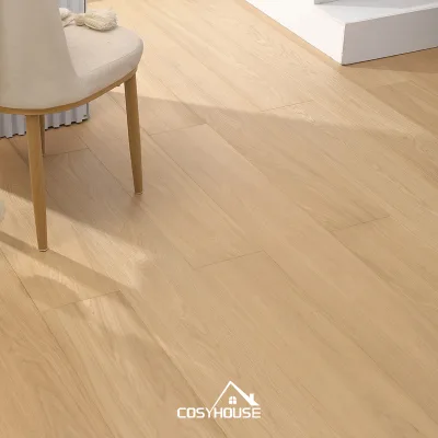 Natural Oak Hardwood Flooring Wide Plank Engineered Wood Floor Custom Manufacturer for Villa Hotel Interior Projects