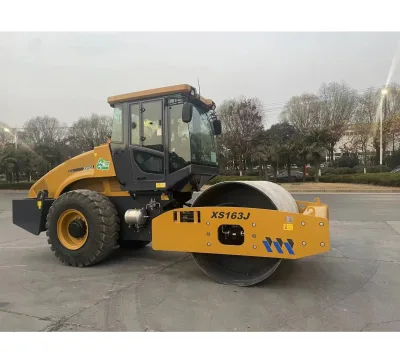 In Stock 16Ton Self-propelled Vibratory Roller XS163J for Compacting Concrete Soil Foundation in Large-scale Projects