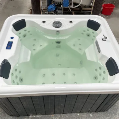 Low Price Ground Independent Outdoor Hot Tub With 1 Recliner and 2 Seats Equipped With Balboa Control System