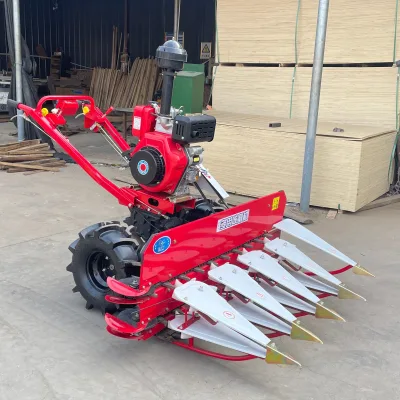 Walk Behind Agricultural Harvester Baler Diesel Engine Reaper Harvester Crop Cutting Machine Hot Selling in the Philippines