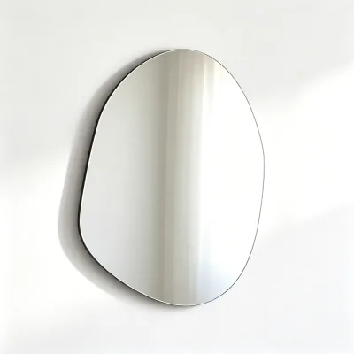Hot Sell Modern Artistic Frameless Irregular Decorative Asymmetrical Hanging Wall Mirrorf Vanity Area Hall Way Bed Room