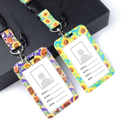 Best Selling Custom Personalized ABS Plastic UV Printed Lanyard Cheap ID Card and Badge Holder