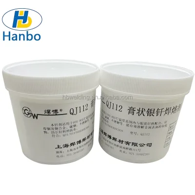 QJ201 Creamy Silver Brazing Flux Manufacturer Direct Sale Low Temperature Aluminum Gas Welding Auxiliary Flux
