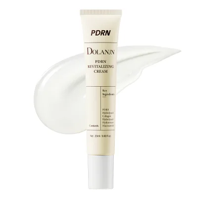 Private Label PDRN Repair Facial Cream Hydrolyzed Collagen Hyaluronic Acid Niacinamide Brightening Moisturizing Face Cream