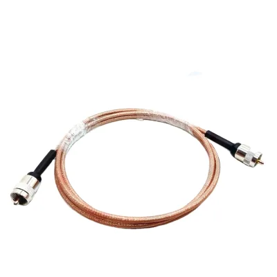 Factory Price Quality Assurance RG400 Cable with UHF Male PL259 Plug to UHF Male PL259 Plug Connector Pigtail Cable Assembly