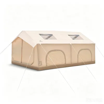 Luxury Waterproof  Oxford Fabric Pop-Up Air Inflatable Party Tent Big Outdoor Camping Insect-Proof Net