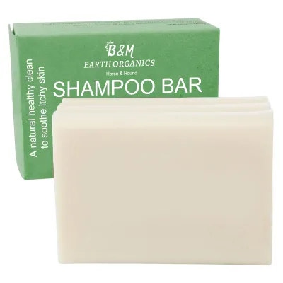Dog Shampoo for Smelly Dogs Natural Dog Deodorizing Shampoo Bar with Citrus Essential Oils Eco Friendly Zero Plastic Waste