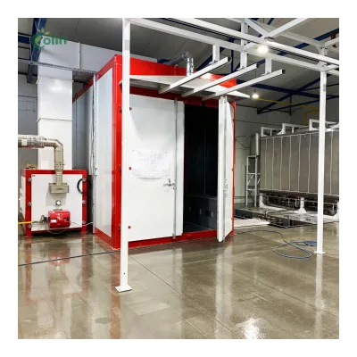 Easy Operated High Efficiency Powder Curing Oven with Top Rails