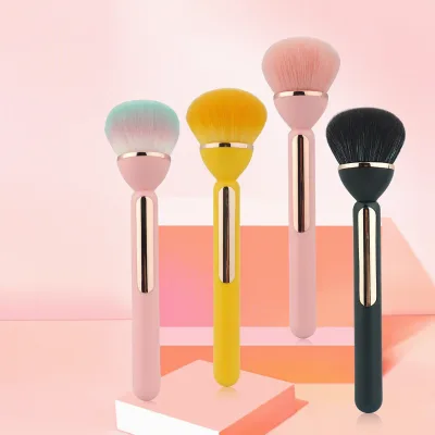 Nylon Round Small Nail Art Brushes for Manicure Gel Polish Cleaning Durable Soft Plastic Handle Nail Accessories