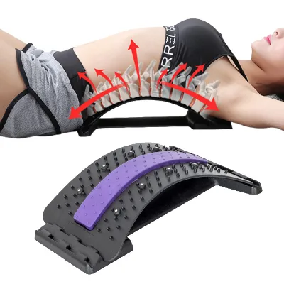 Magnets Back Pain Relief Lumbar Back Stretcher Device