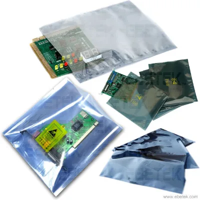 Silver Translucent Anti-Static/ESD Shielding Bag | Plastic ESD Shielding Bag/