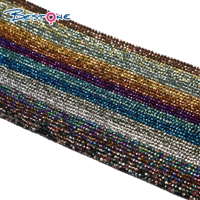 Bestone New Designs Collection Multi-Color 2mm Cut Faceted Round Glass Beads Loose Lampwork Jewelry Making Coloured Beads