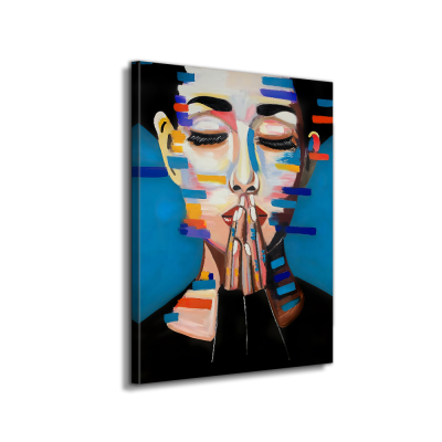 African Artwork Figure Canvas Print Painting Home Hotel Wall Decoration Black Women Portrait Painting on Canvas