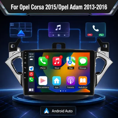 Wholesale Supplier Android IPS Capacitive GPS Navigation Remote Control CarPlay for Opel Corsa 2015 Opel Adam 2013-2016