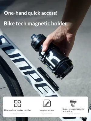 Magnetic Water Bottle Holder Quick-Release Easy-Access Strap-Type Compatible Market-Standard Ultra-Light Bicycle Riding BH01