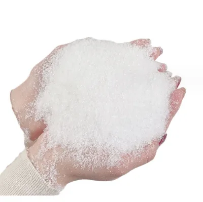For Self-Adhesive Plastic Snow Flock Powder White Instant Snow for Indoor Christmas Decoration Customized Size