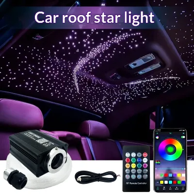 Car Starry Sky Light Full Stars Top Meteor All-in-one Machine Atmosphere Light Fiber Optic Ceiling Modification IP66 12V
