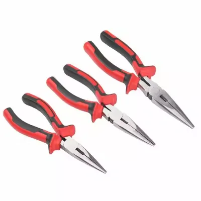 Multifunctional 6-Inch Black Fishing Pliers with Comfortable Split Ring Design Industrial Repair Hand Tools Fishing Accessories