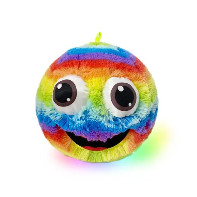 Factory Price Custom Rainbow Colorful Inflatable Plush Ball