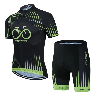 Ready to Ship Factory Price Bicycle Clothing Wear Set Short Sleeve Cycling Jersey for Mens