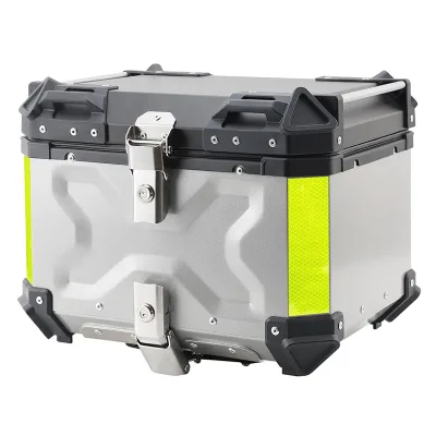 Multiple Laptop Travel case  Motorcycle 45l 55l 65l Rear Top Box Road Glide Trunk Box Travel Courier Loading Tail Box Aluminium