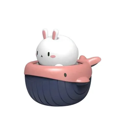 Bathroom Floating Whale Shower Cartoon Rabbit unicorn Shape Baby Bath Swimming Play with Water Plastic Toys