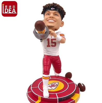 Custom Hot Good Sales 6in Plastic Soccer Figurines Resin  Player Figures with Factory Price