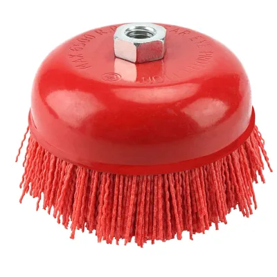 Bow-shaped Carborundum Abrasive Brush Nylon Grinding Brush DIY OEM Disc Brush for Furniture Relief Polishing Household Sanding