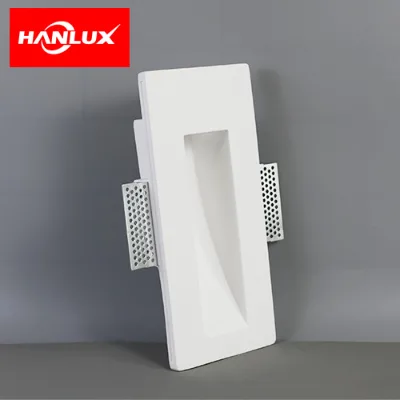 GU10/MR16 Recessed Lamp Base Gypsum Plaster Housing with Holder Ceiling Mount Trim for Spot/Accent Lighting